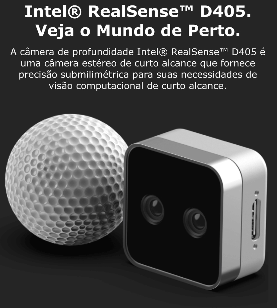 Intel RealSense Stereo Depth 3D Camera D405 Indoor e Outdoor - buy online