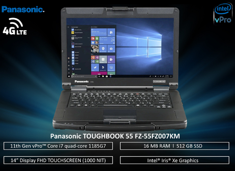 Panasonic TOUGHBOOK 55 , 16GB, 512GB SSD, FZ-55FZ007KM - comprar online