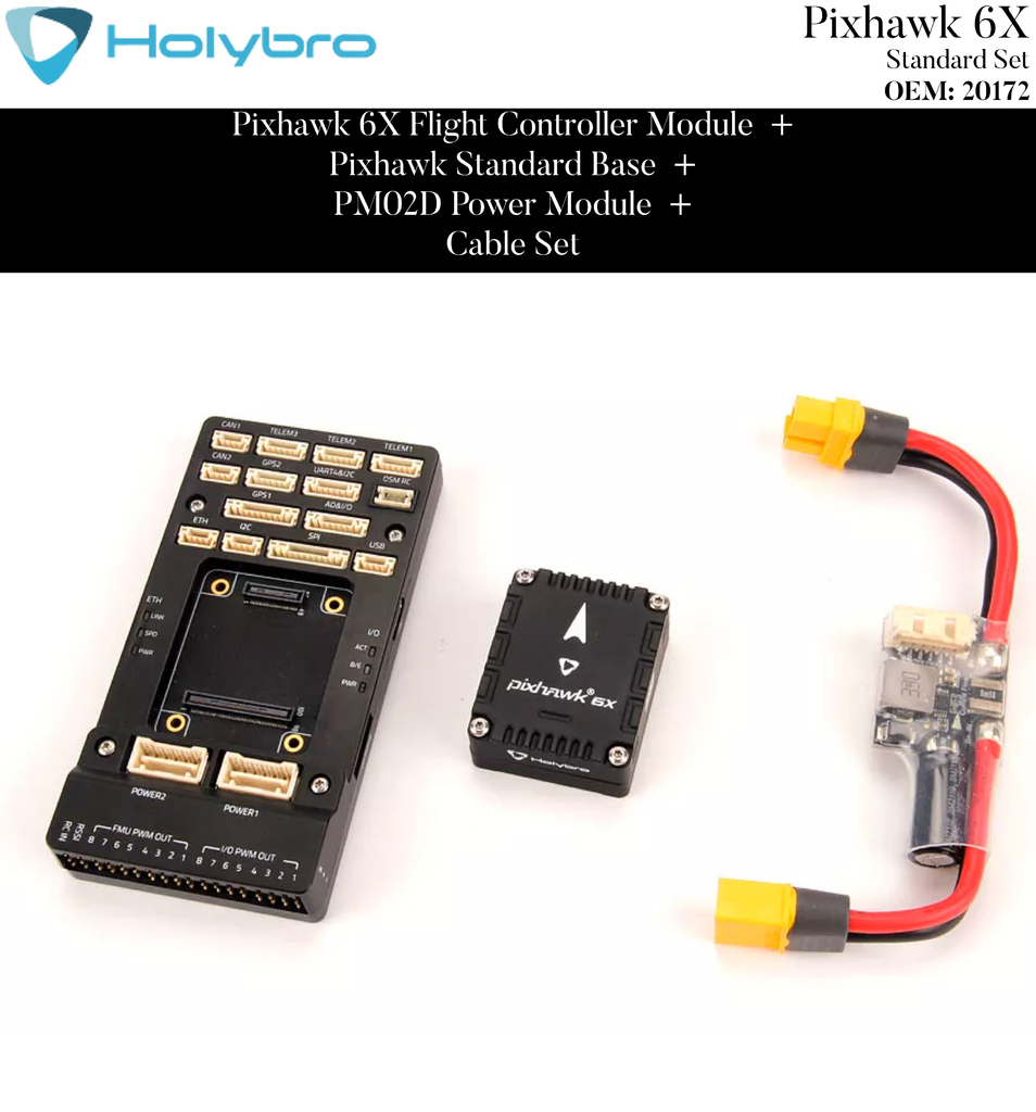 Image of Holybro Pixhawk 6X l Sistema de Voo & GPS l Controlador de voo modular l UAVs & Drones l 11053 l 18062 l 18074 l 18066 l 18078 l 20172 l 20173 l 20295 l 20175 l Escolha seu Kit