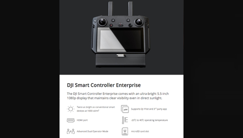 DJI Smart Controller Enterprise l Compatível com Matrice 300 RTK l Drones & UAV l Pronta Entrega - comprar online