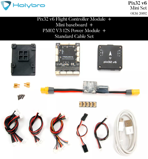 Image of Holybro Pixhawk Pix32 v6​ l Sistema de Voo & GPS l Controlador de voo modular l UAVs & Drones l 11056 l 20190 l 20191 l 20192 l 20193 l Escolha seu Kit