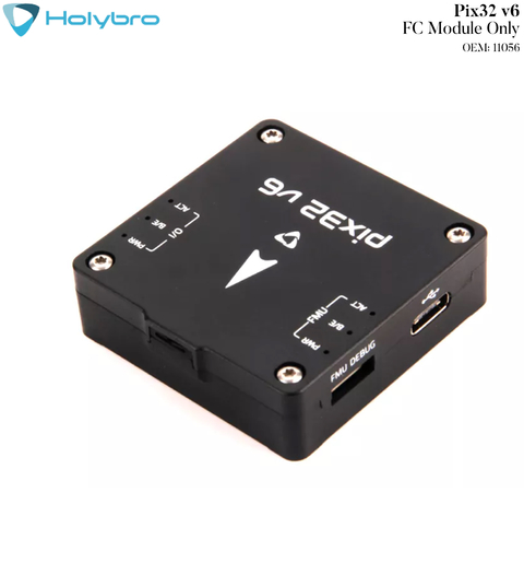 Holybro Pixhawk Pix32 v6​ l Sistema de Voo & GPS l Controlador de voo modular l UAVs & Drones l 11056 l 20190 l 20191 l 20192 l 20193 l Escolha seu Kit - buy online