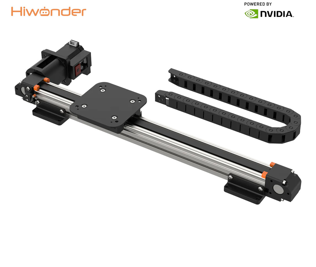 Imagem do Hiwonder JetMax Advanced Kit NVIDIA JETSON NANO Robot Arm Open Source Vision Recognition Program Robot with Electric Sliding Rail Support ROS Python