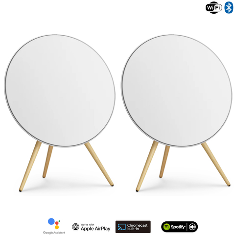 Bang & Olufsen Beoplay A9 , 4ª Geração , Impressionantes até 3.000W , Cor: White with Oak Legs - buy online