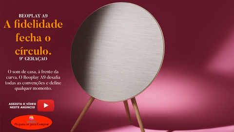 Bang & Olufsen Beoplay A9 , 4ª Geração , Impressionantes até 3.000W , Cor: White with Oak Legs on internet