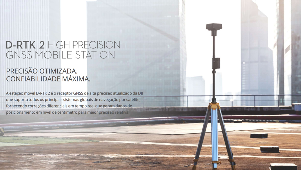 DJI D-RTK 2 High Precision GNSS Mobile Station l Estação Base Móvel l Drones UAV l Compatível com Agras, Matrice 300 RTK e Phantom 4 RTK l Pronta Entrega - comprar online