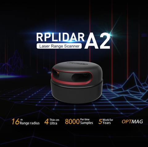 Slamtec RPLIDAR A2M8 360º Laser Scanner Development l 16 Meters Distance Module - buy online