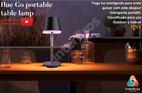 Philips Hue Go Portable Table Lamp Luminária Portátil de Mesa na internet