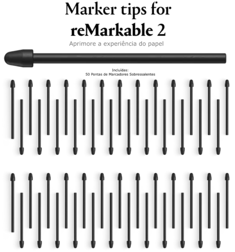 Imagem do Remarkable 2 Tablet Digital ePaper e-Ink + TYPE FOLIO + MARKER PLUS + REFILL 25 TIPS