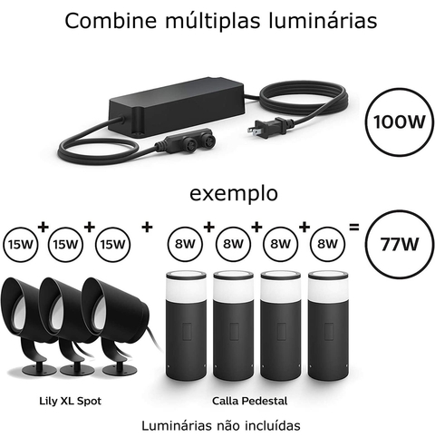 Philips Extension Cable for Outdoor Use l Cabo Externo Extensão l 2.50 metros na internet