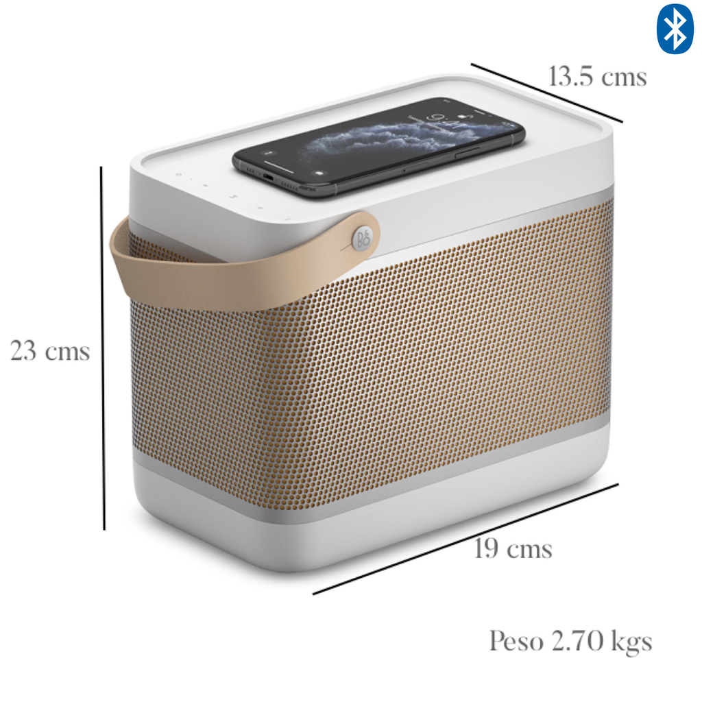 Bang & Olufsen Beolit 20 l Portable Bluetooth 360º Light Speaker l Auto Falante Bluetooth Portátil & Leve l 8 horas de Bateria 3200 mAh l Wireless Charging Pad l Painel de Carregamento Sem Fio l Poderosíssimo Portátil de 480W l Recomendado para áreas de 10m² até 100m² en internet