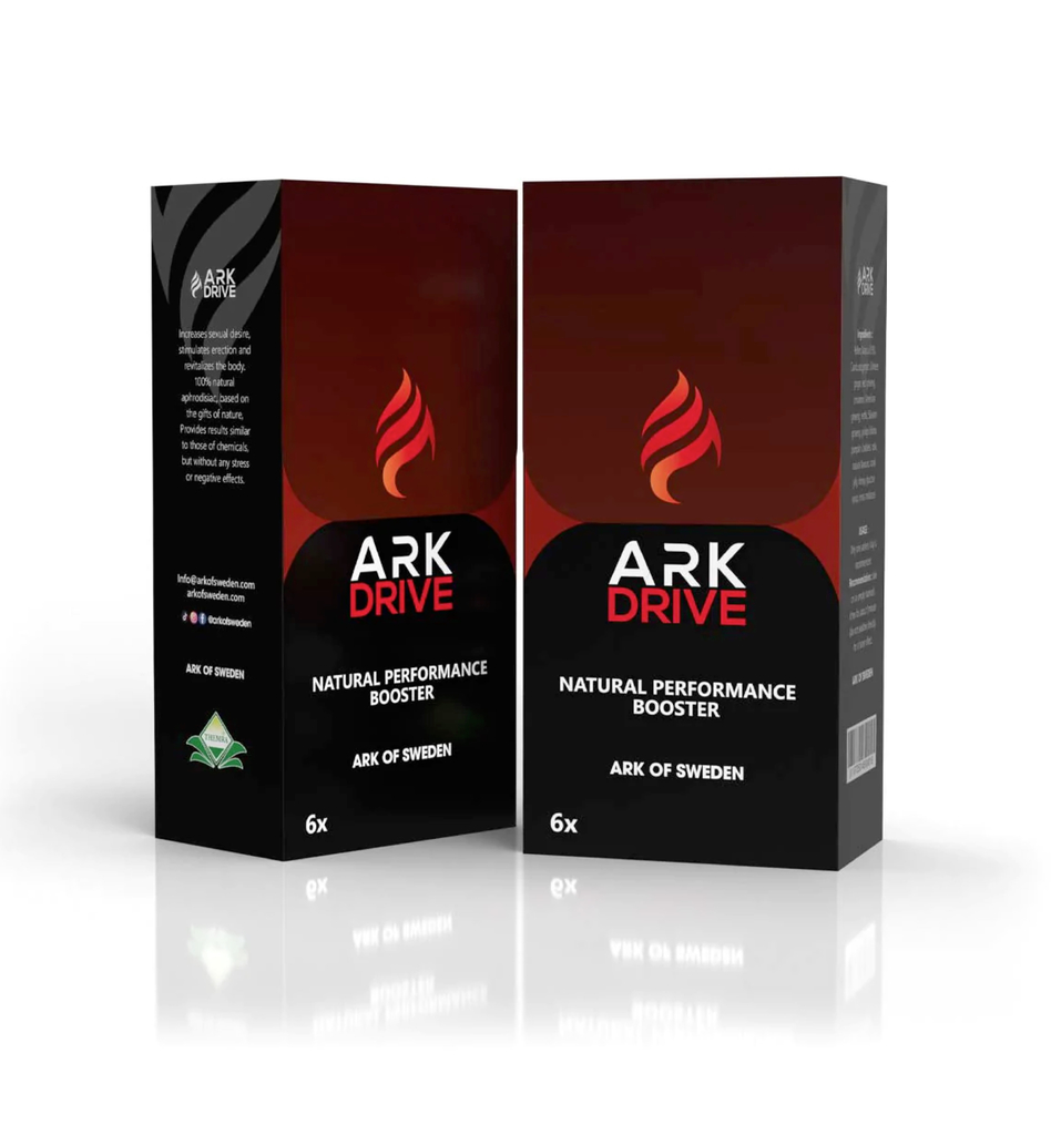 ARK Drive l ARK of Sweden l Feito na Suécia l Suplemento Dietético Vegano l 100% Natural l Impulsionador de Libido l Aumenta o desejo sexual, estimula a ereção e revitaliza o corpo l Homens e Mulheres - comprar online