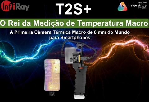 Infiray Xinfrared T2S Plus Câmera Térmica com Lente Macro de 8 mm , + Handle - comprar online