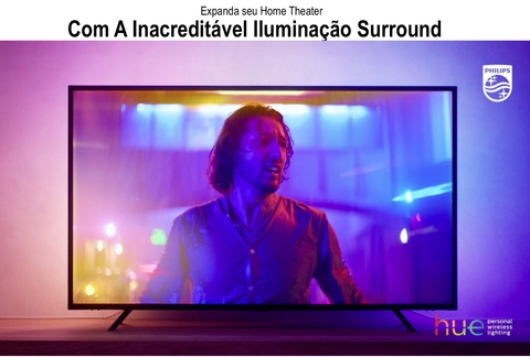 Imagem do Philips Hue Play Gradient Lightstrip 55" + Hue Hdmi Sync Box TVs de 55" até 60"