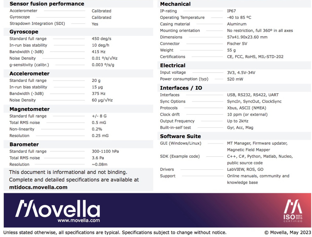 Movella Xsens MTI-G-710 GNSS INS Development Kit na internet