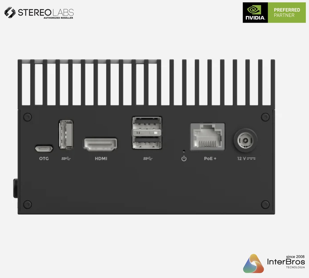 Stereolabs ZED Box Orin NX 8GB , GMSL2 , 1TB , NO GPS - Loja do Jangão - InterBros