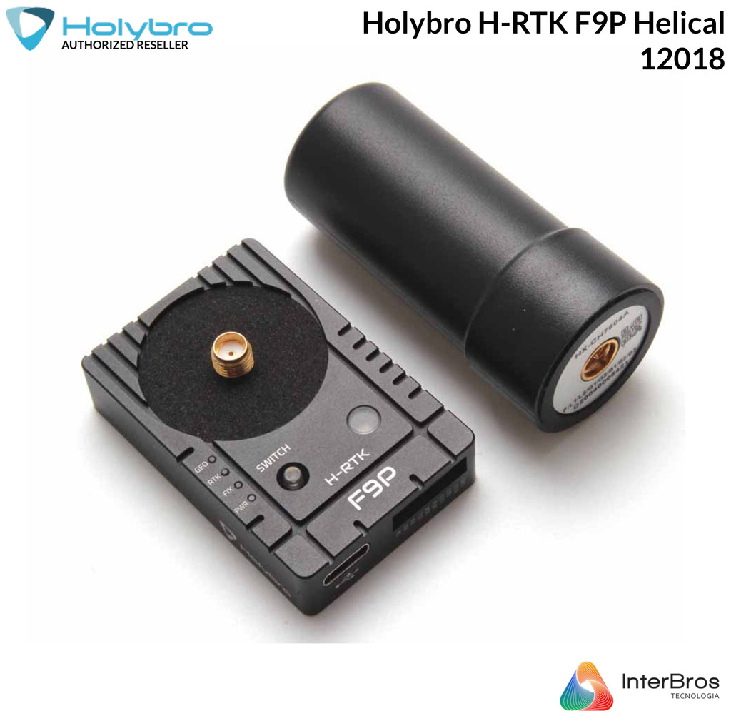 Holybro H-RTK F9P Helical | Posicionamento GNSS de Alta Precisão para Drones| Módulo UBLOX F9P | 12018