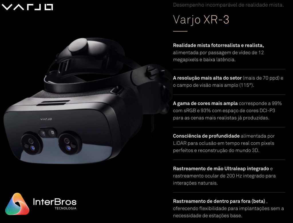 Varjo XR-3 Mixed Reality System VRJH-V0013132 D on internet