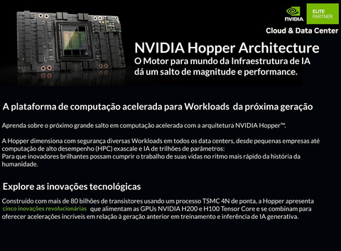 NVIDIA HGX H100 Delta-Next 640GB SXM5 Liquid Cooled Baseboard , Hopper Architecture , 935-24287-0000-000 - (cópia)