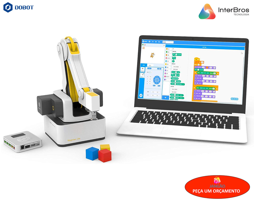 Dobot Magician Lite Robotic Arm , Stem Education , Braço Robótico Educacional , +8 anos - tienda online