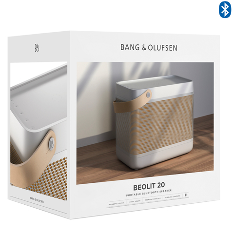 Bang & Olufsen Beolit 20 l Portable Bluetooth 360º Light Speaker l Auto Falante Bluetooth Portátil & Leve l 8 horas de Bateria 3200 mAh l Wireless Charging Pad l Painel de Carregamento Sem Fio l Poderoso Portátil de 240W l Recomendado para áreas de 10m² até 50m² on internet