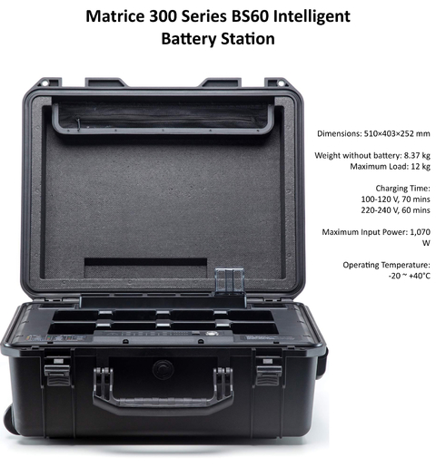 DJI Matrice 300 Series BS60 Intelligent Battery Station l Compatível com o Matrice 300 RTK l Pronta Entrega na internet