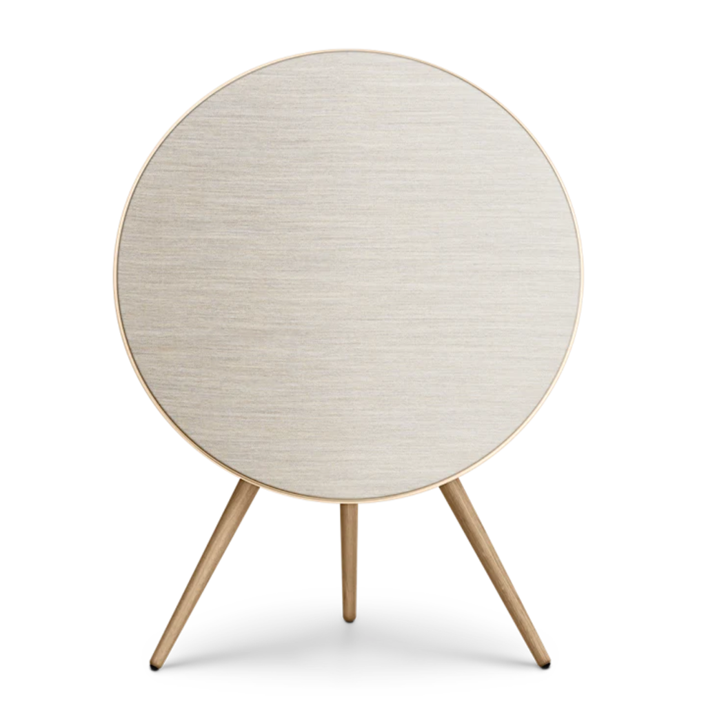 Bang & Olufsen Beoplay A9 , 4ª Geração , Impressionantes até 3.000W , Cor: Gold Tone with Light Oak Legs - Loja do Jangão - InterBros