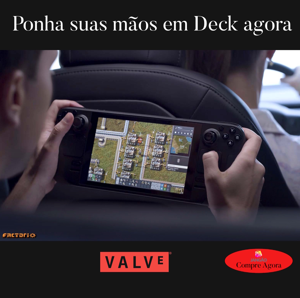 Valve Handheld Steam Deck l 256GB NVMe SSD l 7" Touchscreen l All-in-one portable PC gaming l Full-featured gaming PC l PC Gamer Portátil l Recursos completos de PC l O portátil para jogos mais poderoso e completo do mundo l O dispositivo gamer mais esperado dos últimos anos en internet