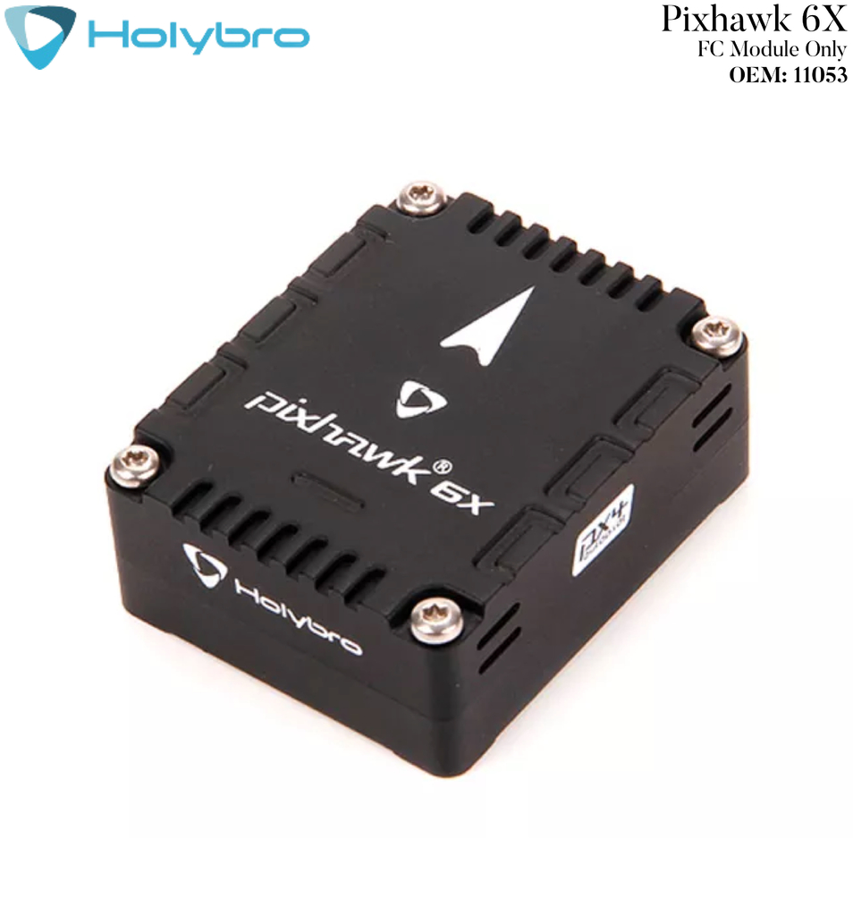 Holybro Pixhawk 6X l Sistema de Voo & GPS l Controlador de voo modular l UAVs & Drones l 11053 l 18062 l 18074 l 18066 l 18078 l 20172 l 20173 l 20295 l 20175 l Escolha seu Kit