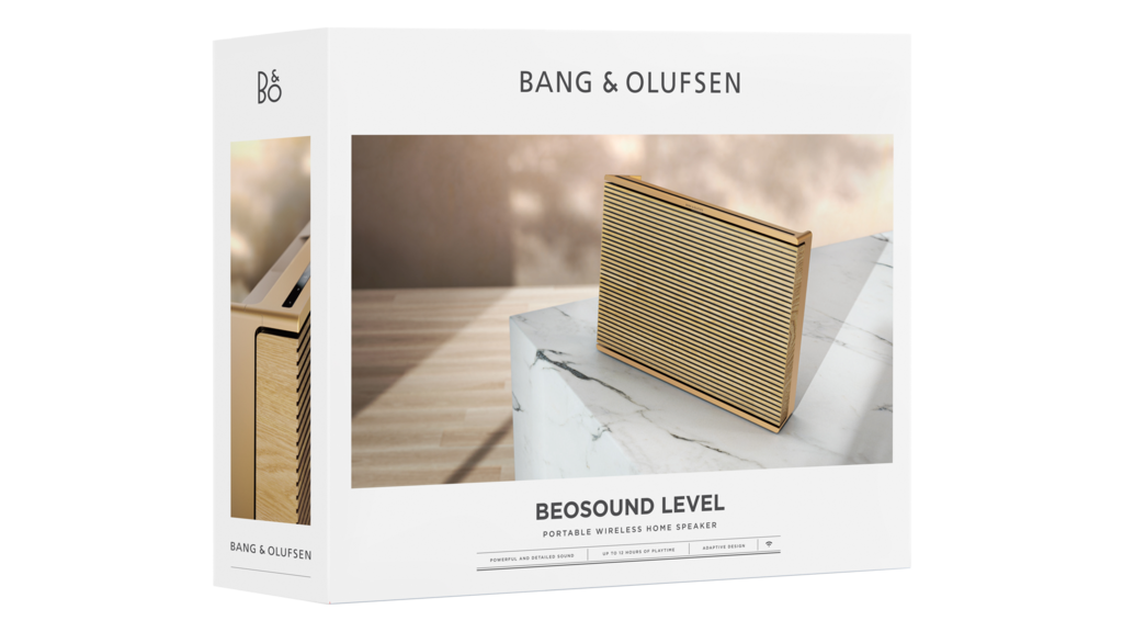 Bang & Olufsen Beosound Level , Cor Dark Grey , Portable & Smart 360º Speaker , Multi-Room Speaker , Inteligente l Poderoso Portátil de 105W l Bluetooth & Wi-Fi l 16 horas de Bateria , Chromecast & Google Assistant Integrados . Compatível com Apple 2 & Spotify Connect, Recomendado para áreas de 10m² até 50m²