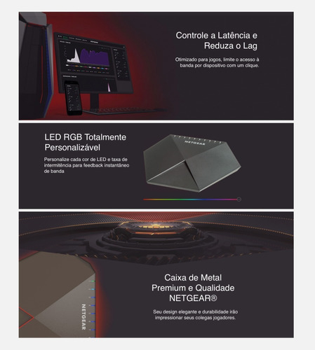 Netgear Roteador Gs810emx Nighthawk Pro Gaming Sx10 - comprar online