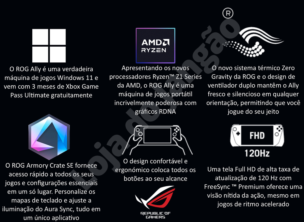 ASUS ROG XG Mobile (GC33Y-059) Gaming External Graphic Docks , + ASUS ROG ALLY com NVIDIA GeForce RTX 4090 16GB GDDR6 - tienda online