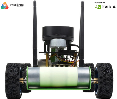 WaveShare JetRacer Professional Version ROS AI Kit A, Dual Controllers AI Robot, Lidar Mapping, Vision Processing , NVIDIA Jetson Nano Developer Kit (B01) , Deep Learning, Autonomous Driving en internet