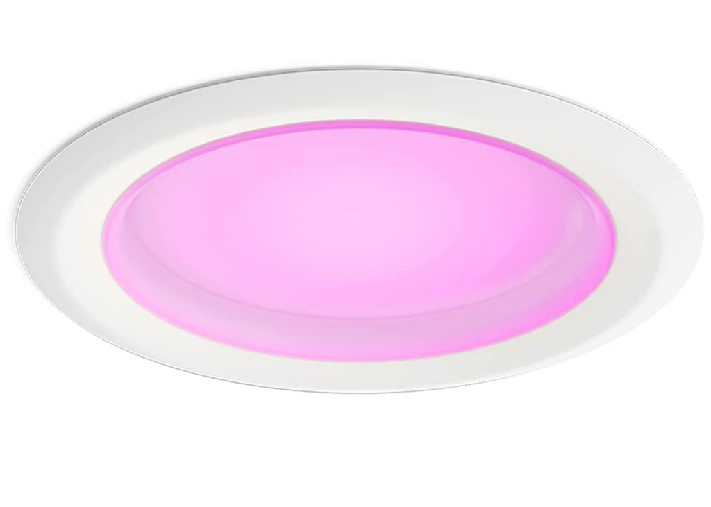 Philips Hue White and Color Ambiance Bluetooth | Dimmable LED Smart Retrofit Recessed Downlight 5/6" l 2ª Geração | Luminária Spot de Teto de Embutir l Fluxo Luminoso 1,100 lumens | Luminária Spot de Teto de Embutir | Compatível com a Alexa, Apple Homekit & Google Assistant | 4-Pack - comprar online