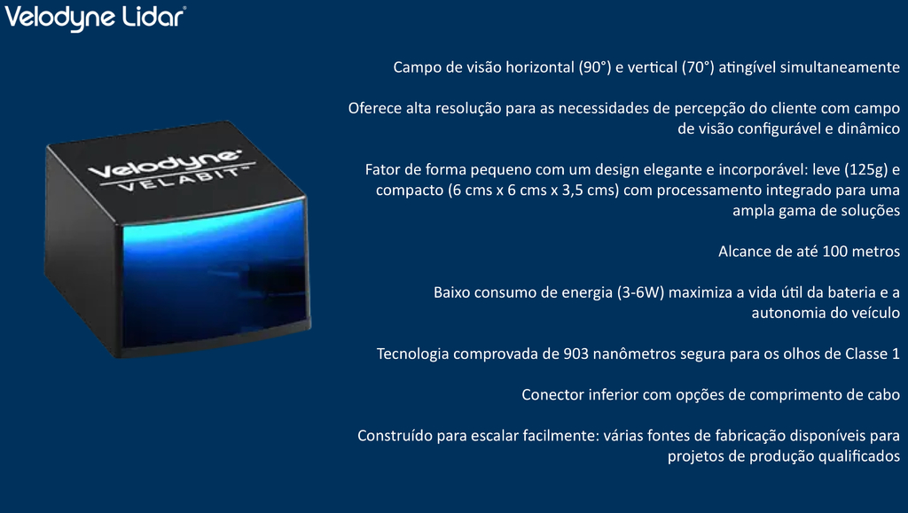 Velodyne Lidar Velabit en internet