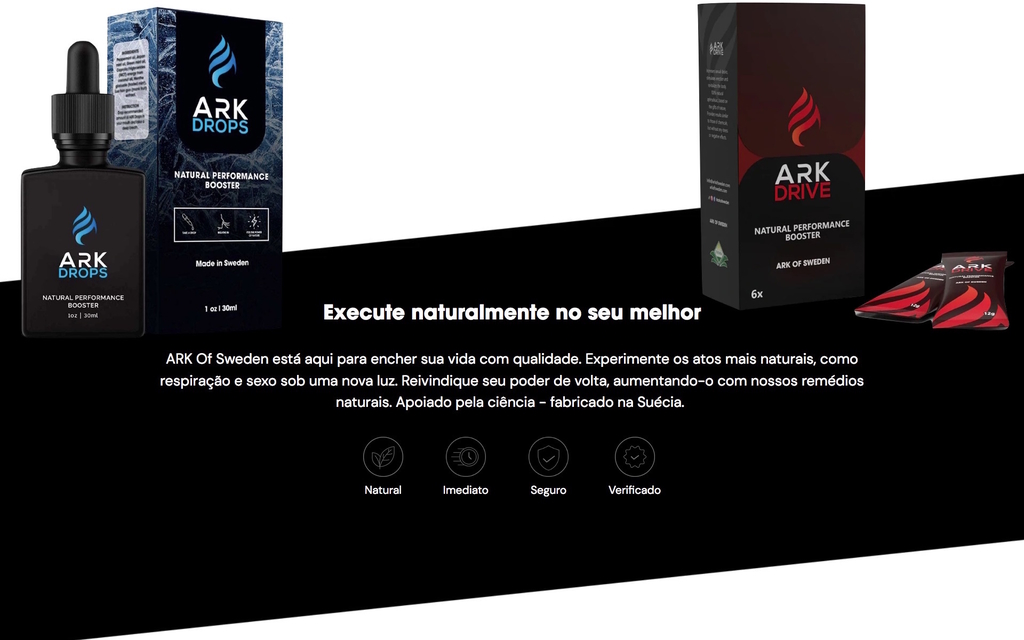 ARK Drops Suplemento Dietético Vegano Impulsionador de Desempenho e Respiração - buy online