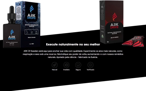 ARK Drops Impulsionador Natural de Desempenho - comprar online