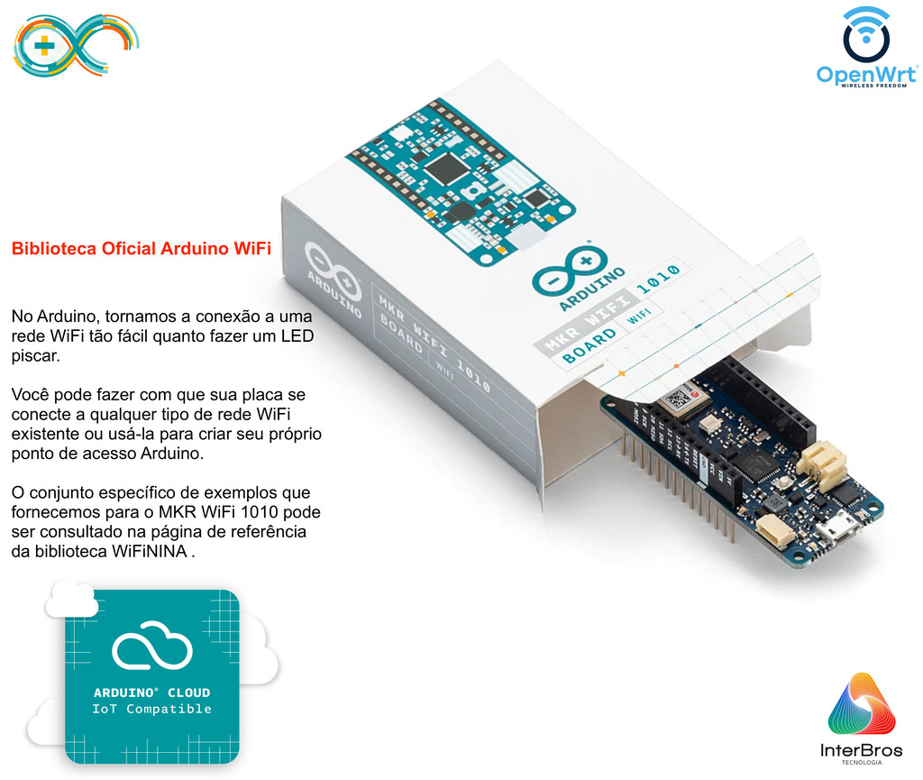 Arduino MKR WiFi 1010 ABX00023 - Loja do Jangão - InterBros