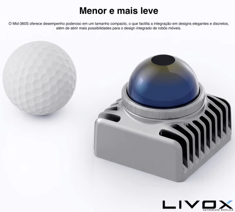 Imagem do Livox Tech Mid-360S Lidar For Self-Driving Robots