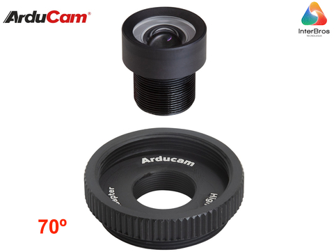 Arducam M12 Lens Kit 6 for Raspberry Pi High Quality IMX477 Camera, LK003