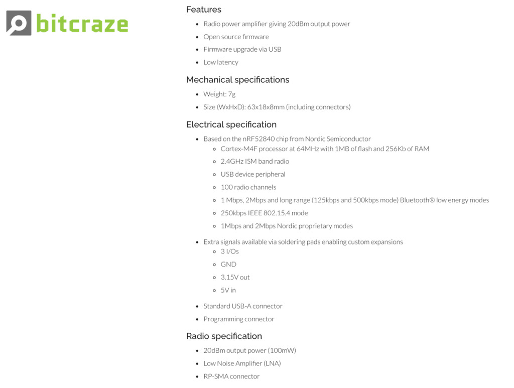 Bitcraze Dongle USB Crazyradio 2.0 - Loja do Jangão - InterBros