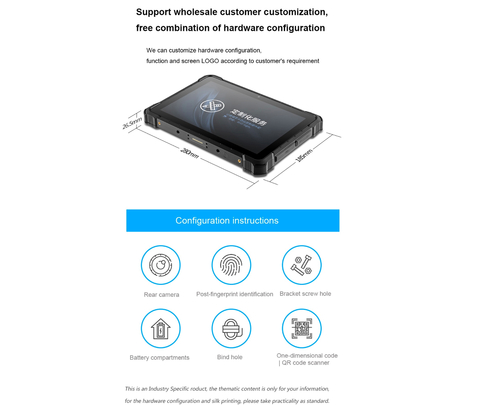 PiPO X4 , Windows 10 , Display 10.1" , IP67 Rugged Tablet , Intel Pentium 6GB 128GB , Waterproof - Loja do Jangão - InterBros