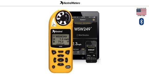 Kestrel 5500 Pocket Weather Meter with Link na internet