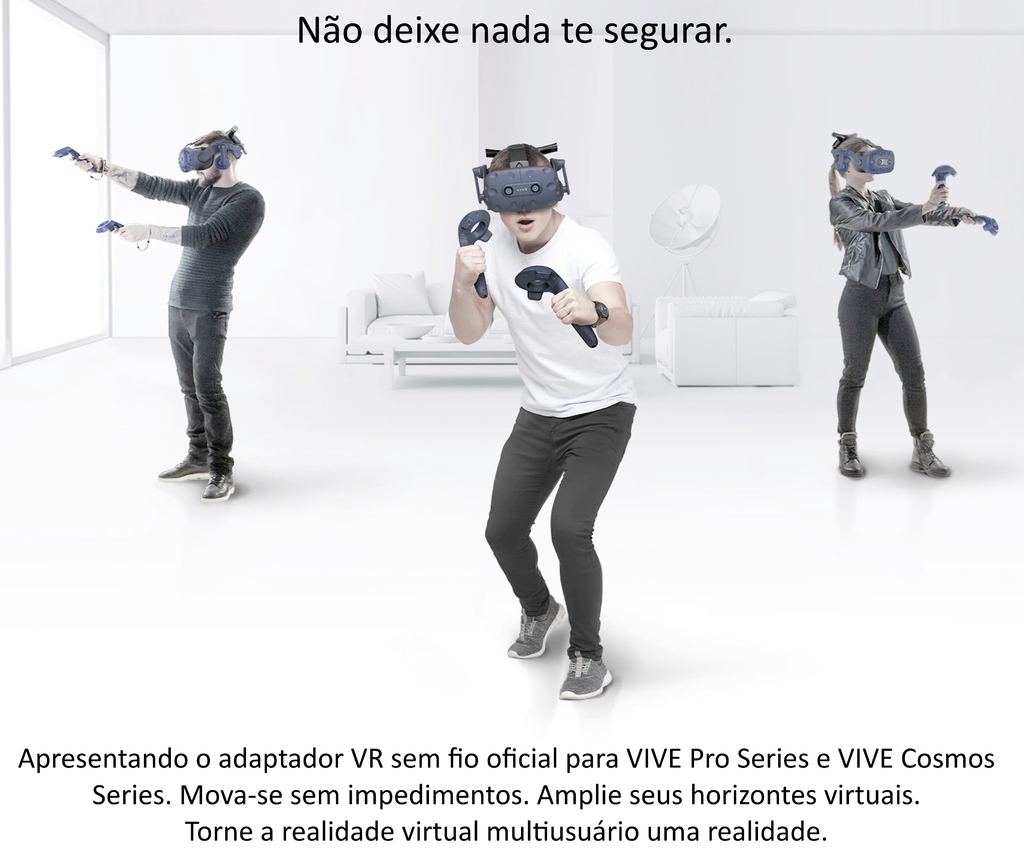 HTC VIVE Pro 2 Headset l Resolução 5K l Taxa de 120 Hz l Campo visão 120° l 99HASW001-00 na internet