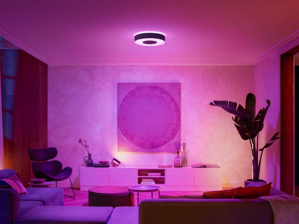 Philips Hue White & Color Ambiance Infuse l Smart Ceiling Medium l Luminária Plafon de Teto Inteligente Médio l WiFi e Bluetooth l Alto Fluxo Luminoso 2.350 lumen l LED Integrado l Compatível com Alexa, Apple Homekit & Google Assistant l Funciona com Bluetooth e/ou com a Hue Bridge - loja online