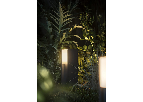 Philips Hue Turaco White LED Smart Outdoor Pedestal Light | Compatível com a Alexa, Apple Homekit & Google Assistant | Requer Hue Bridge - loja online