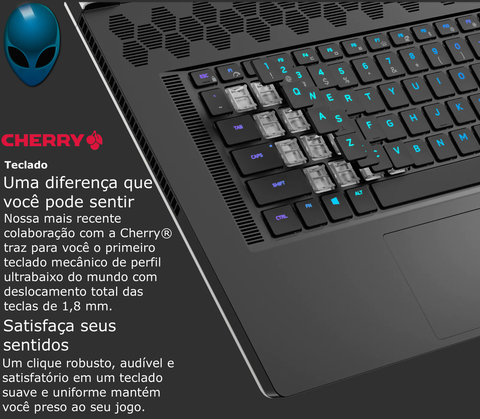 Imagen de Alienware x17 R2 Gaming Laptop QHD Display l Cor Lunar Light l 1.5 - 5.0 GHz Intel Core i9-12900 H (12th Gen) l 17.3" 1920x1080 165 Hz FHD Display l 64 GB DDR5 RAM l 1 TB RAID NVMe SSD l NVIDIA® GeForce RTX™ 3060 (6 GB GDDR6) l Cryo Tech Cooler l Alienware's CherryMX l Windows 11 Home