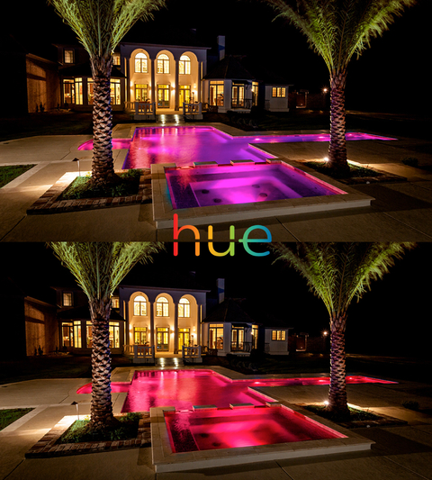 Imagem do Philips Hue White & Color Ambiance PAR38 100W Spot Piscinas Outdoor