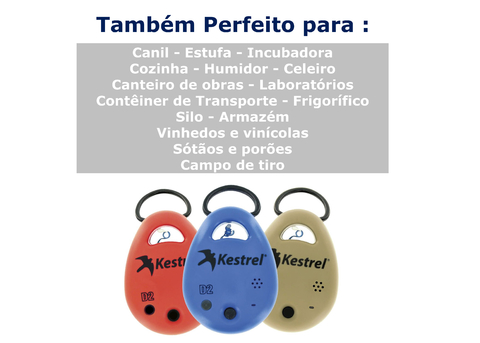 Kestrel Drop 2 Smart Humidity Data Logger | Monitoramento e Remediação de Umidade | Robusto e Durável | Controle de Insalubridade | Construção Civil | Sistemas HVAC | Derramamento e Colocação de Concreto | Pintura e Revestimento, Manutenção de Pontes - loja online