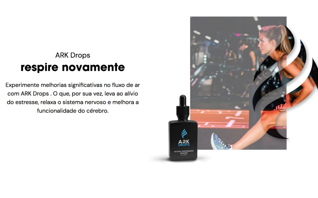 ARK Drops Impulsionador Natural de Desempenho na internet